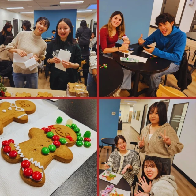 जिंजरब्रेड, ग्लिटर और ढेर सारी हंसी! 🍪✨ हमारी विक्टोरिया टीम ने स्वादिष्ट कुकीज़ सजाकर और सबसे प्यारे सजावटी सामान बनाकर छुट्टियों का आनंद लिया। 🎄🎨 पेंगुइन की इन कलाकृतियों को देखिए! किसने सोचा था कि हमारे घर में इतने सारे कलाकार हैं? 🐧💖 उत्सव का जादू देखने के लिए स्वाइप करें! ❄️🍭 ——————————————————————————— #VictoriaBC #VictoriaCanada #ExploreVictoria #VancouverIsland #BritishColumbia #YYJ #GlobalVillage #GVVictoria #GVEnglish #LearnEnglish #ESL #StudyAbroad #InternationalStudents #LifeAsAnInternationalStudent #GlobalVillageVictoria #HolidaySeason #ChristmasInVictoria #GingerbreadCookies #CookieDecorating #DIYOrnaments #HolidayCrafts #StudentLife #SchoolActivities #MerryChristmas #HappyHolidays #FestiveVibes #WinterMagic #CreativeStudents #GVProud #LanguageSchool